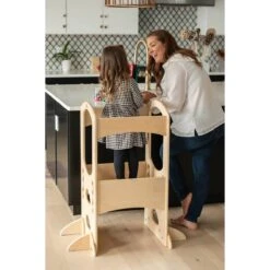 Little Partners Learning Tower| Available In White| Ebony| Natural| 8 Little Partners Learning Tower| Available In White| Ebony| Natural| -Baby Products Store Natural Little partners tower