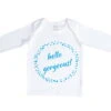Organic Cotton Long Sleeve Baby T-Shirt – HELLO GORGEOUS BLUE