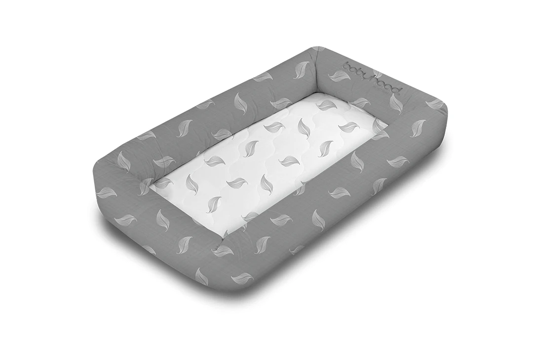 Breathe Eze Cosy Crib| White Leaf|By BabyHood 1 Breathe Eze Cosy Crib| White Leaf|By BabyHood