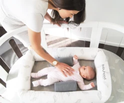 Breathe Eze Cosy Crib| White Leaf|By BabyHood 9 Breathe Eze Cosy Crib| White Leaf|By BabyHood -Baby Products Store Organic Cosy Crib White 1