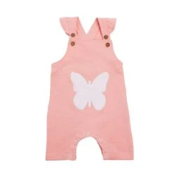 Organic Cotton Baby Girl Overall – Butterfly