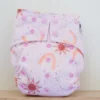 Modern Cloth Nappies| Shell Only| Pink Suns