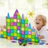 Children’s Magnetic Tiles Blocks| By Keezi| 100 Pieces| Be Quick Limited Stock!