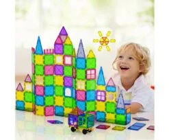 Children’s Magnetic Tiles Blocks| By Keezi| 100 Pieces| Be Quick Limited Stock!
