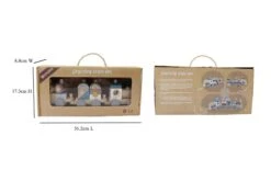 STACKING BLOCK TRAIN| CALM & BREEZY By Kaper Kidz -Baby Products Store PULL ALONG AND BOX