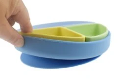 Divided Parting Plates| Fun 4 Piece Silicone Set -Baby Products Store SHOW PLATE SET scaled 1