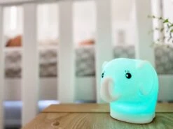 Soft Silicone Night Light – Elephant