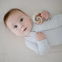 Baby Zippered Romper | Storm| By Zoe Sage -Baby Products Store STORM AND TEETHER BABY scaled 1