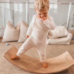 Balance Board Equilibrio| In Natural And Felt Backed -Baby Products Store THE BALANCE BOARD