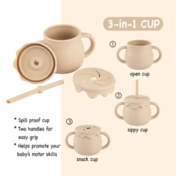 Baby Feeding Set| Food Grade Silicone| 11pc Bundle | Chino -Baby Products Store THE CHINO CUP