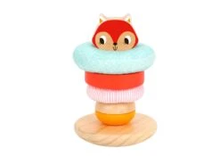 FOX STACKING TOWER By Tooky Toy -Baby Products Store THE FOX STACKING TOWER