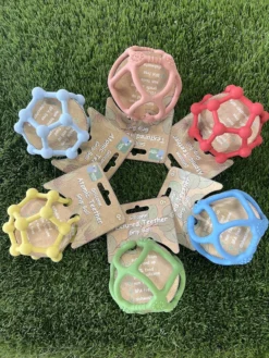Baby Atomic Teether Grip Balls| Silicone| By Koala Dream