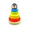 PENGUIN STACKER| Brightly Coloured Wooden Stacker|by Tooky Toys