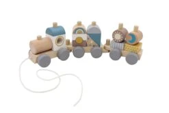 STACKING BLOCK TRAIN| CALM & BREEZY By Kaper Kidz -Baby Products Store THE PULL ALONG TRAIN