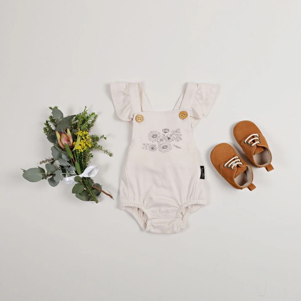 Floral Print Flutter Playsuit 1 Floral Print Flutter Playsuit