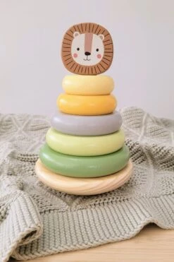 My Forest Friends Lion Stacking Tower| By Tooky Toys -Baby Products Store TK998 a