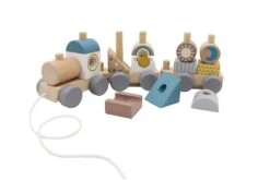 STACKING BLOCK TRAIN| CALM & BREEZY By Kaper Kidz -Baby Products Store TRAIN AND BLOCKS