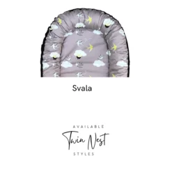 BubNest FOR TWINS|Organic Baby Nest| Assorted Styles| MADE TO ORDER! -Baby Products Store TWIN NEST SVALA scaled 1