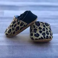 Tan Leopard Moccasins