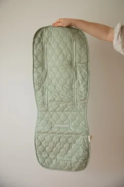 Organic Pram Liner – Sage| By Bubnest| Universal 8 Organic Pram Liner – Sage| By Bubnest| Universal -Baby Products Store The Sage ORganic Pram liner scaled 1