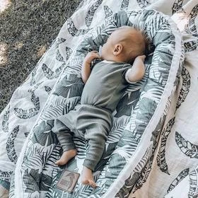 Baby Nest |Organic – Tropical Sage| By BubNest 2 Baby Nest |Organic – Tropical Sage| By BubNest - Image 2