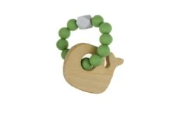 Baby|Wooden Silicone Whale Teether|Green -Baby Products Store WHALE TEETHER TOY scaled 1