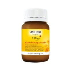 Weleda Baby Teething Powder And Oral Care Organic Tooth Gel | Bundle X 1 Teething Powder And X 3 Tooth Gel