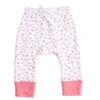 Organic Cotton Baby Pant – Autumn Leaves Pink