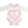 Organic Cotton Long Sleeve Bodysuit – BE BRAVE CANDYPINK