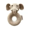 Elephant Crocheted Rattle Ring