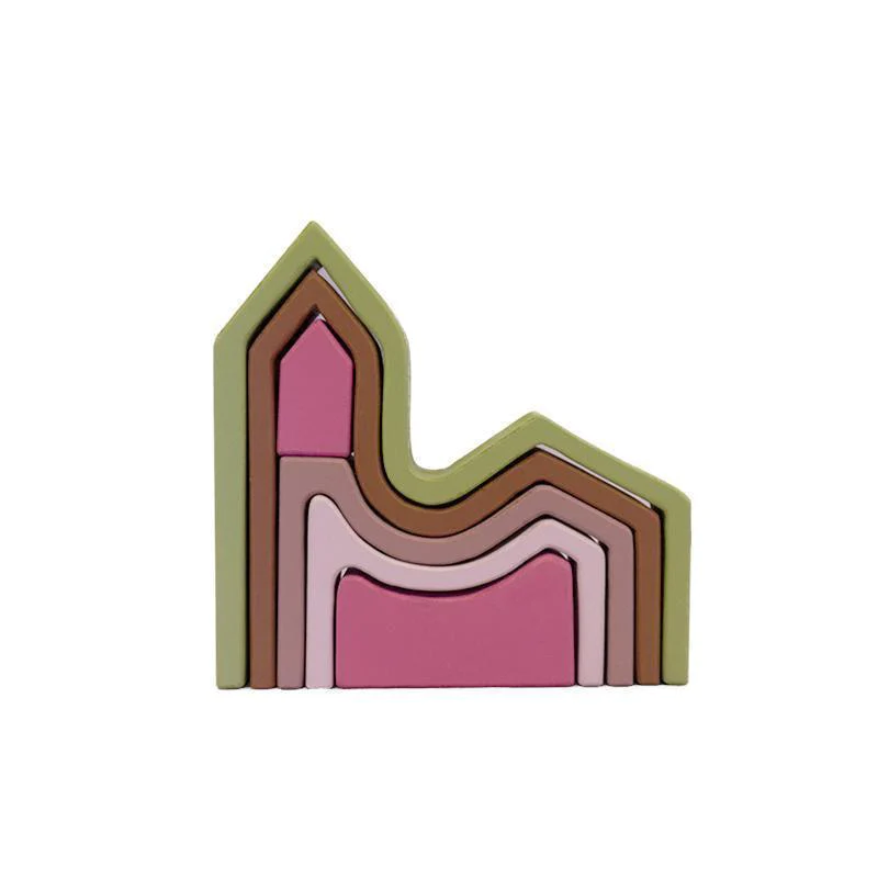 Block Set| Forest Stacking Home| By Euca Toys 1 Block Set| Forest Stacking Home| By Euca Toys