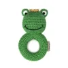 Frog Crocheted Rattle Ring