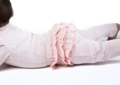 Minifin Baby Frill Legging – Pink Marle -Baby Products Store minifin baby frill legging pink marle minifin 3 2000x