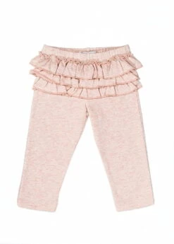 Minifin Baby Frill Legging – Pink Marle