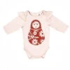 Minifin Long Sleeve Bodysuit – Babushka Doll