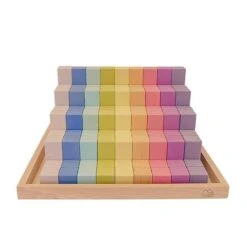 Baby Monolith Blocks| In Rainbow Or Beechwood| By Euca Australian Designed