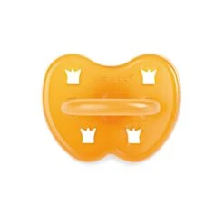 Hevea Crown Round Pacifier| Natural Rubber| Size 0-3M