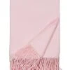 Organic Bamboo Throw Rug In Rose Dust