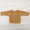 POPPY KNITTED CARDIGAN – MUSTARD