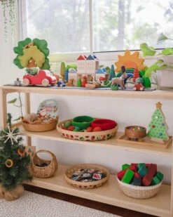 Aspire Two Tier Slimline| Available In White And Varnish| Varnished Birch|White & Walnut -Baby Products Store raw varnish ASPIRE shelf scaled 1