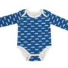 Organic Cotton Long Sleeve Bodysuit – SNOW MOUNTAIN NAVY