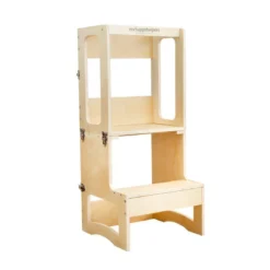 TAVOLO Ll – Convertible Learning Tower| Varnished Birch And White| White| White And Walnut| New Grey! 11 TAVOLO Ll – Convertible Learning Tower| Varnished Birch And White| White| White And Walnut| New Grey! -Baby Products Store tavolo slimline learning tower tower to table my happy helpers 5 1024x1024@2x.jpg 1