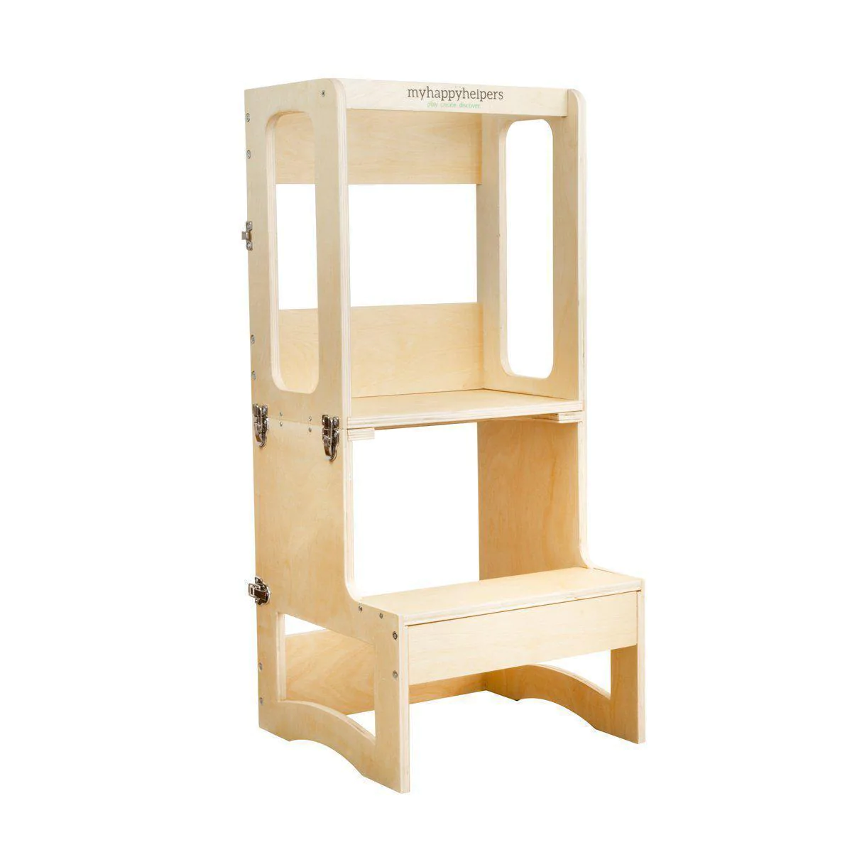 TAVOLO Ll – Convertible Learning Tower| Varnished Birch And White| White| White And Walnut| New Grey! 4 TAVOLO Ll – Convertible Learning Tower| Varnished Birch And White| White| White And Walnut| New Grey! - Image 4