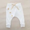 BASICS COTTON RIBBED PANT – MILK